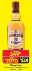 Chivas Regal -  12-Year-Old Blended Scotch Whisky 750ml