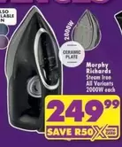 Steam Iron All Variants 2000W
