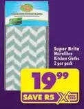 Microfibre Kitchen Cloths
