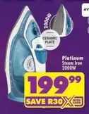 Salton - Platinum Steam Iron