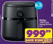 Philips - 1000 Series Analog Airfryer