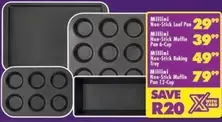 Pan - Non-Stick Loaf , Non-Stick Muffin  6-Cup, Non-Stick Baking Tray, Non-Stick Muffin  12-Cup
