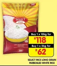 Select - SELECT RICE LONG GRAIN PARBOILED WHITE RICE