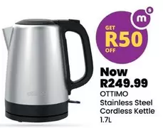 Ottimo - Stainless Steel Cordless Kettle