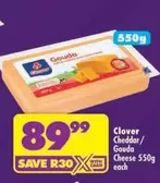 Clover - Cheddar/Gouda Cheese