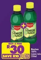 100% Lemon Juice