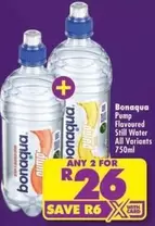 Bonaqua - Pump Flavoured Still Water