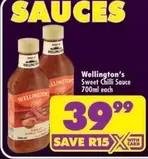 wellington's - Sweet Chilli Sauce