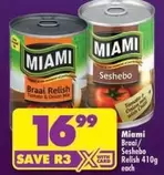 Miami - Braai Relish Tomato & Onion Mix
