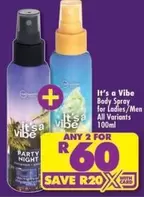 It's a Vibe Body Spray