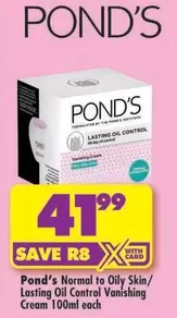 pond's - Normal to Oily Skin/ Lasting Oil Control Vanishing Cream
