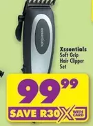 Essentials - Soft Grip Hair Clipper Set