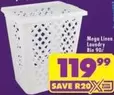 Mega Linen Laundry Bin 90