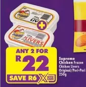 Supreme - Chicken Frozen Chicken Livers