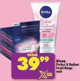 Nivea - Perfect & Radiant Facial Range
