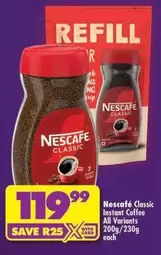 Nescafé - Classic Instant Coffee