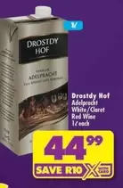 Drostdy Hof - Adelpracht White/Claret Red Wine
