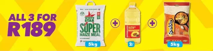 Ritebrand - Maize Meal, Cooking Oil, and Biscuits