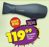 Essentials - Hair Dryer 1200W