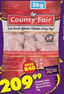 County Fair - Frozen Chicken Mixed Portions