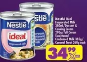 Nestlé - Evaporated Milk & Condensed Milk