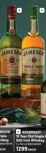Jameson - 12 Year Old Single Malt Still Irish Whiskey