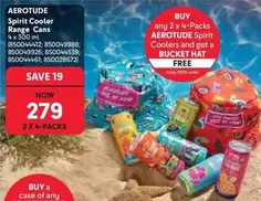 Spirit Cooler Range Cans 4 x 300 ml (850044412; 850049988; 850049926; 850044539; 850044461; 850028672)