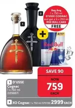 Red Bull - D'USSE Cognac 1 x 750 ml (339887)