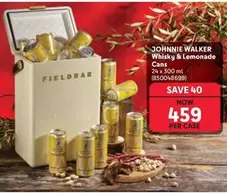 Johnnie Walker - Whisky & Lemonade Cans 24 x 300 ml (850048699)