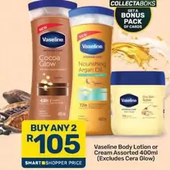 Vaseline - Body Lotion or Cream Assorted