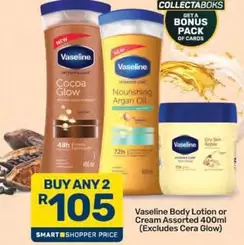 Vaseline - Body Lotion or Cream Assorted
