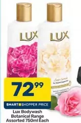 Lux - Bodywash Botanical Range