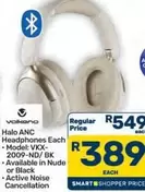 Volkano - Halo ANC Headphones Each Model: VKX-2009-ND/BK