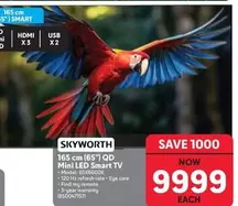 Skyworth - 165 cm (65") QD Mini LED Smart TV