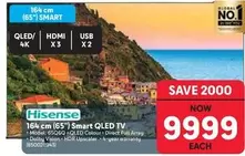 Hisense - 164 cm (65") Smart QLED TV