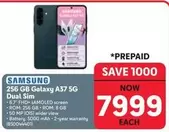 Samsung - 256 GB Galaxy A37 5G Dual Sim