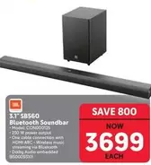 jbl - 3.1" SB560 Bluetooth Soundbar
