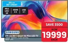 Samsung - 215 cm (85") Smart 4k Mini LED TV