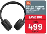 jbl - Tune 570 Bluetooth On-Ear Headphones CON001119 (850048149)