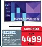 Samsung - 32" Curved Monitor