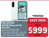 Samsung - 128 GB Galaxy A27 5G Dual Sim