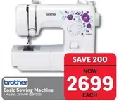 Brother - Basic Sewing Machine Model JA1400 (394212)