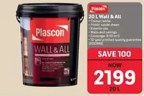 Finish - 20 L Wall & All