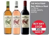 The Wolftrap - THE WOLFTAP Red, White or Rosé (33366; 282975; 203752)