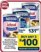 Nestlé - Evaporated Milk or Dessert Cream