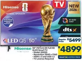 Hisense - LED Q5 50" QLED Smart TV
