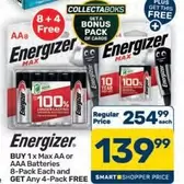 Energizer - Max AA or AAA Batteries