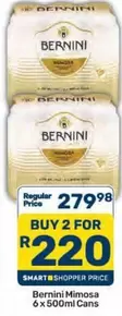 Bernini - Mimosa 6 x 500ml Cans