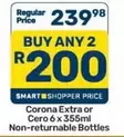 Corona - Extra or Cero Non-returnable Bottles