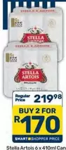 Stella Artois -  6 x 410ml Cans